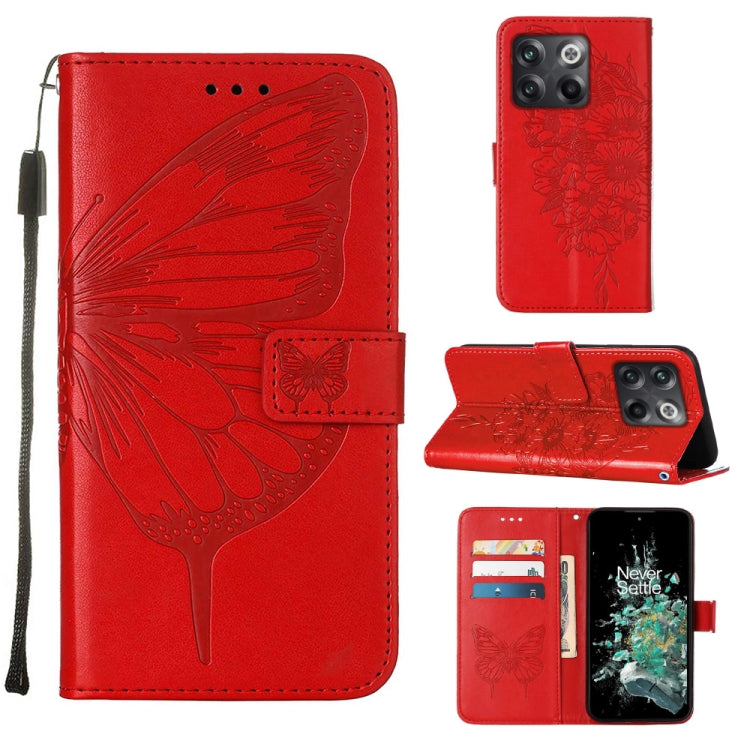 Embossed Butterfly Flip Leather Phone Case, For OnePlus 10T 5G Global, For Tecno Camon 19, For Tecno Camon 19 NEO, For Tecno Camon 19 Pro 5G, For Tecno POP 6, For Tecno Pova 3/LE7