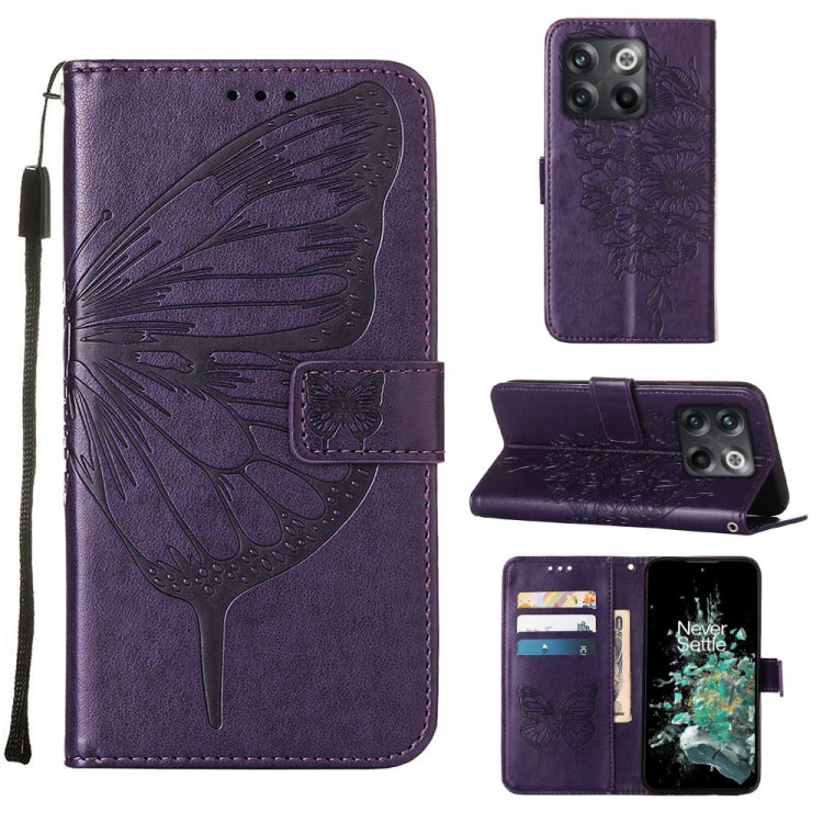 Embossed Butterfly Flip Leather Phone Case, For OnePlus 10T 5G Global, For Tecno Camon 19, For Tecno Camon 19 NEO, For Tecno Camon 19 Pro 5G, For Tecno POP 6, For Tecno Pova 3/LE7