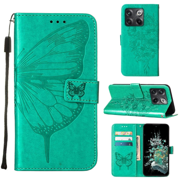 Embossed Butterfly Flip Leather Phone Case, For OnePlus 10T 5G Global, For Tecno Camon 19, For Tecno Camon 19 NEO, For Tecno Camon 19 Pro 5G, For Tecno POP 6, For Tecno Pova 3/LE7