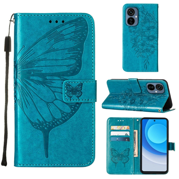 Embossed Butterfly Flip Leather Phone Case, For OnePlus 10T 5G Global, For Tecno Camon 19, For Tecno Camon 19 NEO, For Tecno Camon 19 Pro 5G, For Tecno POP 6, For Tecno Pova 3/LE7