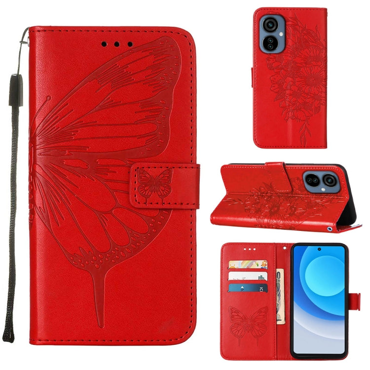 Embossed Butterfly Flip Leather Phone Case, For OnePlus 10T 5G Global, For Tecno Camon 19, For Tecno Camon 19 NEO, For Tecno Camon 19 Pro 5G, For Tecno POP 6, For Tecno Pova 3/LE7