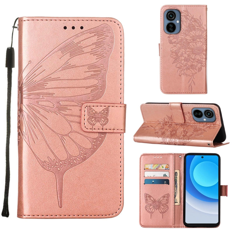 Embossed Butterfly Flip Leather Phone Case, For OnePlus 10T 5G Global, For Tecno Camon 19, For Tecno Camon 19 NEO, For Tecno Camon 19 Pro 5G, For Tecno POP 6, For Tecno Pova 3/LE7