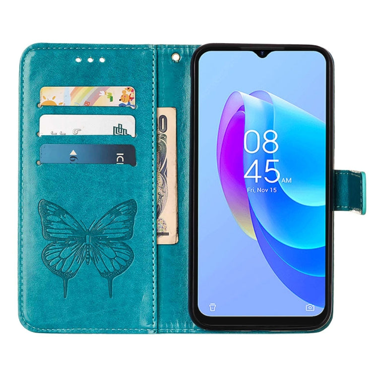 Embossed Butterfly Flip Leather Phone Case, For Tecno Spark 9 Pro/Spark 9T, For vivo S10e 5G/V23e 4G/V23E 5G/Y75 4G, For vivo Y02S, For vivo Y77 5G Global, For ZTE Blade A52, For ZTE Blade A72 5G