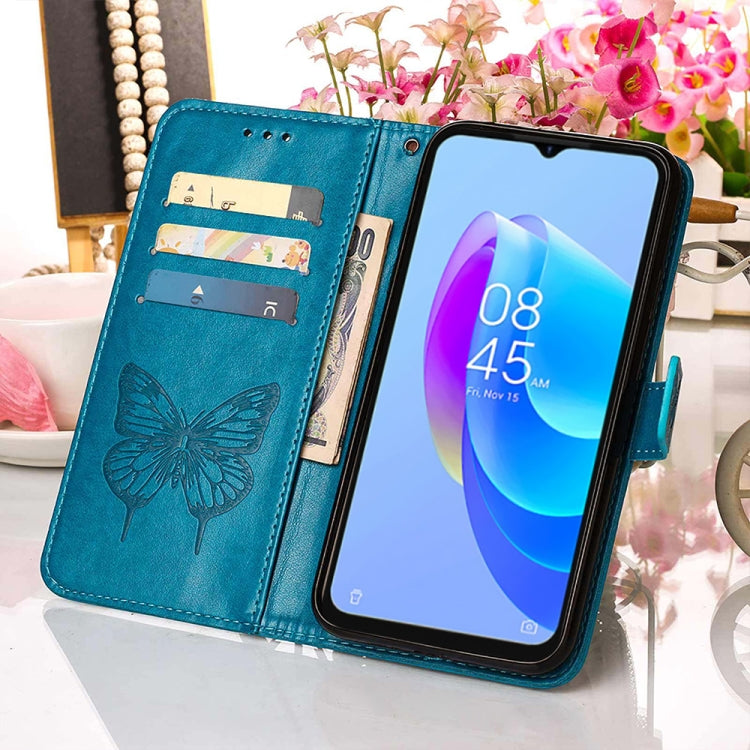 Embossed Butterfly Flip Leather Phone Case, For Tecno Spark 9 Pro/Spark 9T, For vivo S10e 5G/V23e 4G/V23E 5G/Y75 4G, For vivo Y02S, For vivo Y77 5G Global, For ZTE Blade A52, For ZTE Blade A72 5G