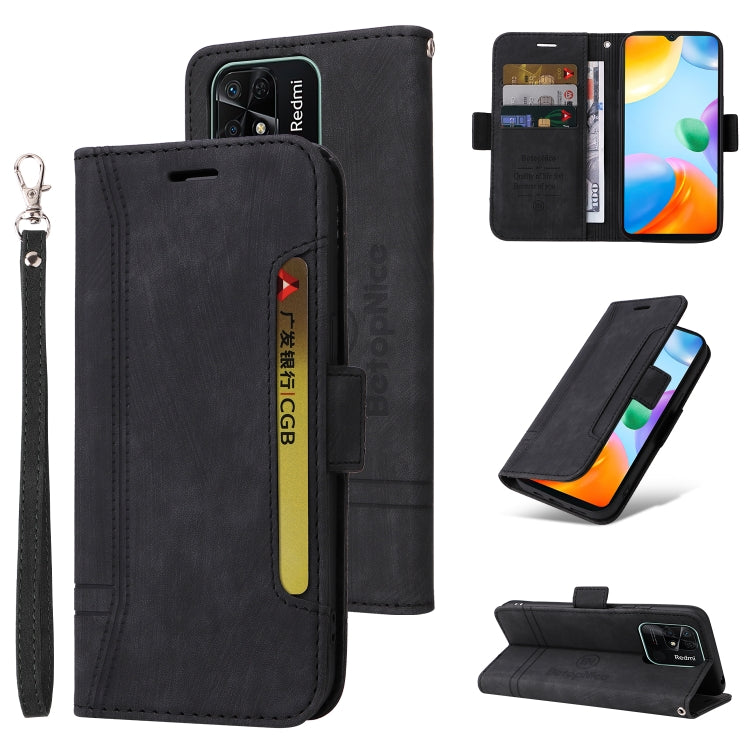 BETOPNICE Dual-side Buckle Leather Phone Case, For Xiaomi Redmi 9C, For Xiaomi Redmi 10C, For Xiaomi Redmi K40, For Xiaomi Redmi K50 Gaming, For Xiaomi Redmi Note 9 4G, For Xiaomi Redmi Note 9 Pro 4G, For Xiaomi Redmi Note 10 4G Indian                 ...
