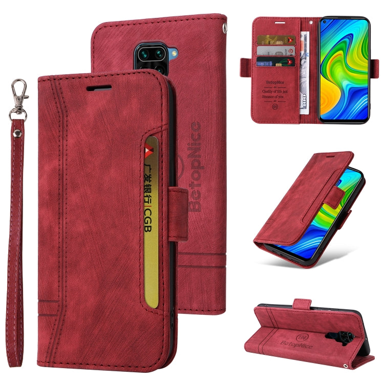 BETOPNICE Dual-side Buckle Leather Phone Case, For Xiaomi Redmi 9C, For Xiaomi Redmi 10C, For Xiaomi Redmi K40, For Xiaomi Redmi K50 Gaming, For Xiaomi Redmi Note 9 4G, For Xiaomi Redmi Note 9 Pro 4G, For Xiaomi Redmi Note 10 4G Indian                 ...