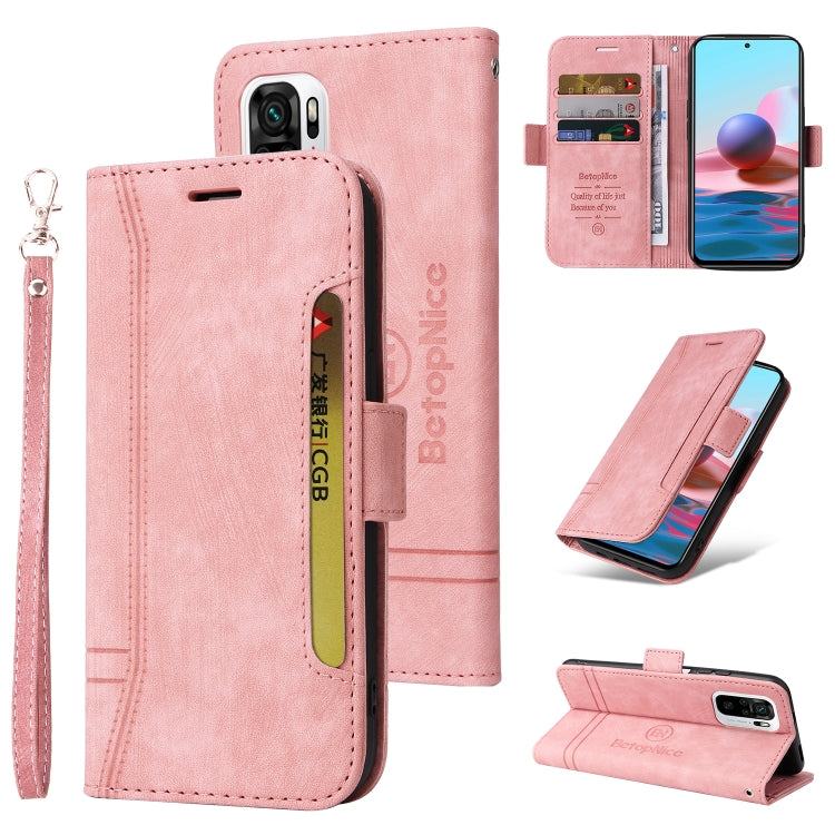 BETOPNICE Dual-side Buckle Leather Phone Case, For Xiaomi Redmi 9C, For Xiaomi Redmi 10C, For Xiaomi Redmi K40, For Xiaomi Redmi K50 Gaming, For Xiaomi Redmi Note 9 4G, For Xiaomi Redmi Note 9 Pro 4G, For Xiaomi Redmi Note 10 4G Indian                 ...