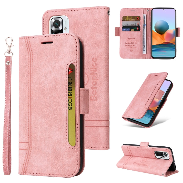 BETOPNICE Dual-side Buckle Leather Phone Case, For Xiaomi Redmi 9C, For Xiaomi Redmi 10C, For Xiaomi Redmi K40, For Xiaomi Redmi K50 Gaming, For Xiaomi Redmi Note 9 4G, For Xiaomi Redmi Note 9 Pro 4G, For Xiaomi Redmi Note 10 4G Indian                 ...