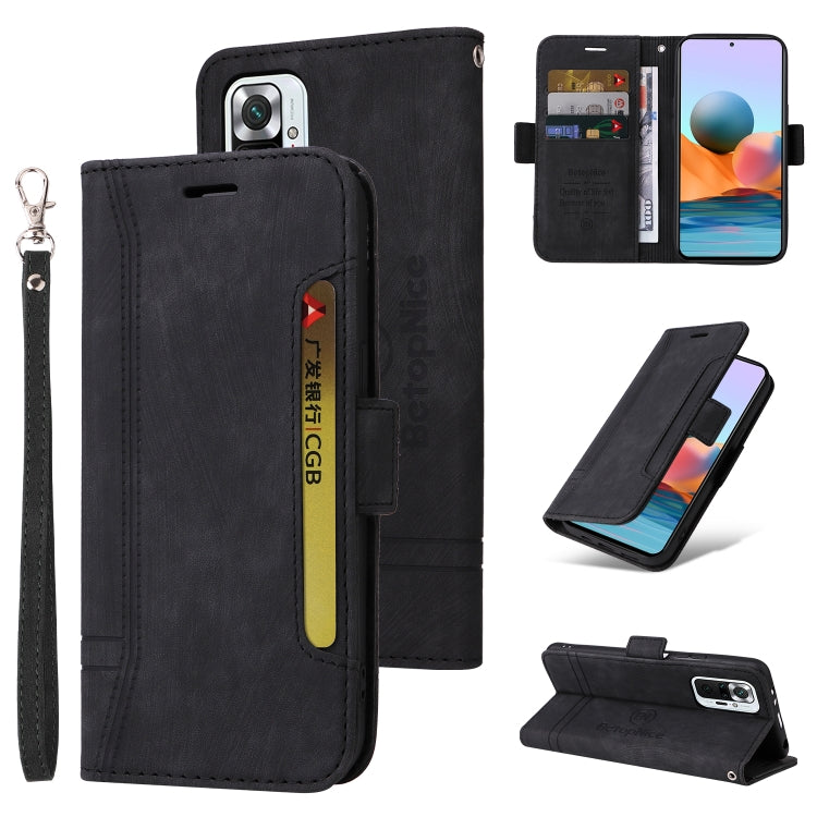 BETOPNICE Dual-side Buckle Leather Phone Case, For Xiaomi Redmi 9C, For Xiaomi Redmi 10C, For Xiaomi Redmi K40, For Xiaomi Redmi K50 Gaming, For Xiaomi Redmi Note 9 4G, For Xiaomi Redmi Note 9 Pro 4G, For Xiaomi Redmi Note 10 4G Indian                 ...