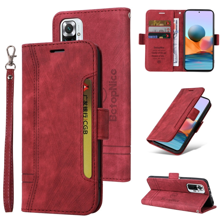 BETOPNICE Dual-side Buckle Leather Phone Case, For Xiaomi Redmi 9C, For Xiaomi Redmi 10C, For Xiaomi Redmi K40, For Xiaomi Redmi K50 Gaming, For Xiaomi Redmi Note 9 4G, For Xiaomi Redmi Note 9 Pro 4G, For Xiaomi Redmi Note 10 4G Indian                 ...