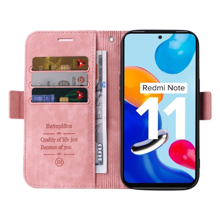 BETOPNICE Dual-side Buckle Leather Phone Case, For Xiaomi Redmi Note 11 4G, For Xiaomi Redmi Note 11 Pro 5G / 4G, For Xiaomi Redmi 9A, For Xiaomi 12 Lite, For Xiaomi 12, For Xiaomi 12 Pro, For Xiaomi Poco M3 / Redmi 9T, For Xiaomi Poco M4 Pro 4G       ...