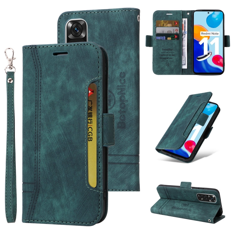 BETOPNICE Dual-side Buckle Leather Phone Case, For Xiaomi Redmi Note 11 4G, For Xiaomi Redmi Note 11 Pro 5G / 4G, For Xiaomi Redmi 9A, For Xiaomi 12 Lite, For Xiaomi 12, For Xiaomi 12 Pro, For Xiaomi Poco M3 / Redmi 9T, For Xiaomi Poco M4 Pro 4G       ...
