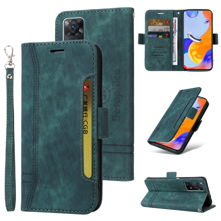 BETOPNICE Dual-side Buckle Leather Phone Case, For Xiaomi Redmi Note 11 4G, For Xiaomi Redmi Note 11 Pro 5G / 4G, For Xiaomi Redmi 9A, For Xiaomi 12 Lite, For Xiaomi 12, For Xiaomi 12 Pro, For Xiaomi Poco M3 / Redmi 9T, For Xiaomi Poco M4 Pro 4G       ...