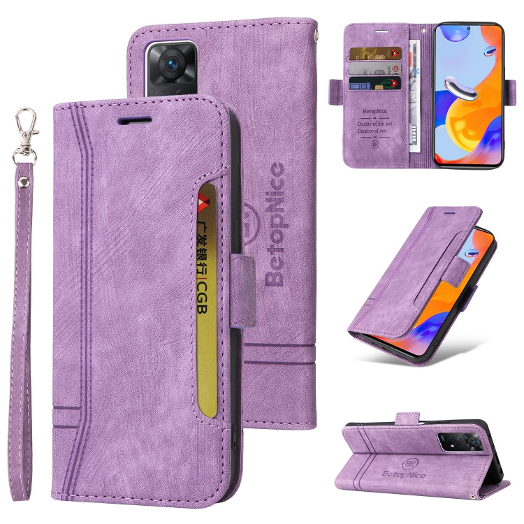 BETOPNICE Dual-side Buckle Leather Phone Case, For Xiaomi Redmi Note 11 4G, For Xiaomi Redmi Note 11 Pro 5G / 4G, For Xiaomi Redmi 9A, For Xiaomi 12 Lite, For Xiaomi 12, For Xiaomi 12 Pro, For Xiaomi Poco M3 / Redmi 9T, For Xiaomi Poco M4 Pro 4G       ...