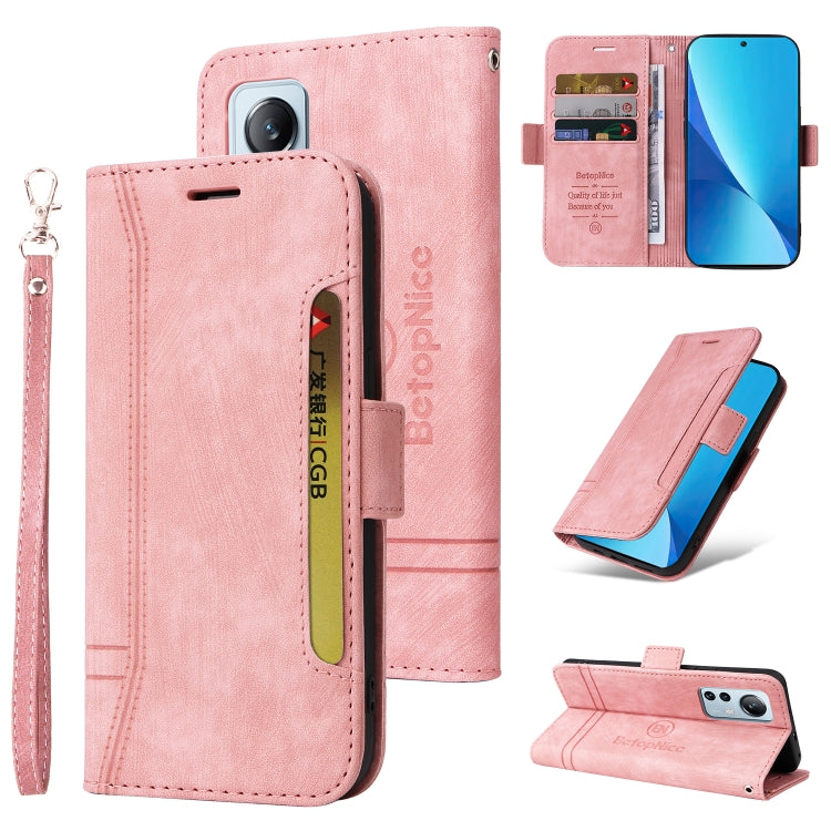 BETOPNICE Dual-side Buckle Leather Phone Case, For Xiaomi Redmi Note 11 4G, For Xiaomi Redmi Note 11 Pro 5G / 4G, For Xiaomi Redmi 9A, For Xiaomi 12 Lite, For Xiaomi 12, For Xiaomi 12 Pro, For Xiaomi Poco M3 / Redmi 9T, For Xiaomi Poco M4 Pro 4G       ...