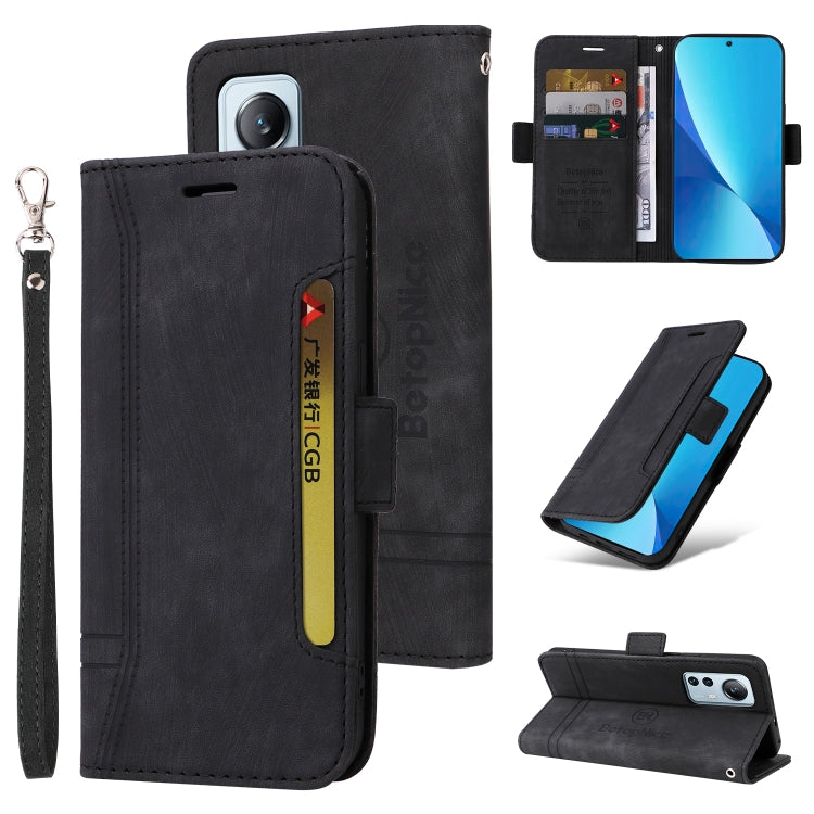 BETOPNICE Dual-side Buckle Leather Phone Case, For Xiaomi Redmi Note 11 4G, For Xiaomi Redmi Note 11 Pro 5G / 4G, For Xiaomi Redmi 9A, For Xiaomi 12 Lite, For Xiaomi 12, For Xiaomi 12 Pro, For Xiaomi Poco M3 / Redmi 9T, For Xiaomi Poco M4 Pro 4G       ...