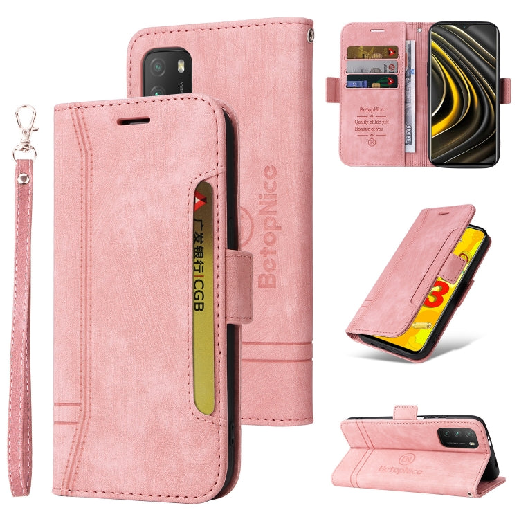 BETOPNICE Dual-side Buckle Leather Phone Case, For Xiaomi Redmi Note 11 4G, For Xiaomi Redmi Note 11 Pro 5G / 4G, For Xiaomi Redmi 9A, For Xiaomi 12 Lite, For Xiaomi 12, For Xiaomi 12 Pro, For Xiaomi Poco M3 / Redmi 9T, For Xiaomi Poco M4 Pro 4G       ...