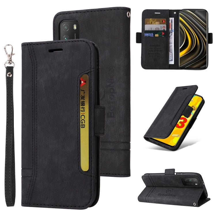 BETOPNICE Dual-side Buckle Leather Phone Case, For Xiaomi Redmi Note 11 4G, For Xiaomi Redmi Note 11 Pro 5G / 4G, For Xiaomi Redmi 9A, For Xiaomi 12 Lite, For Xiaomi 12, For Xiaomi 12 Pro, For Xiaomi Poco M3 / Redmi 9T, For Xiaomi Poco M4 Pro 4G       ...