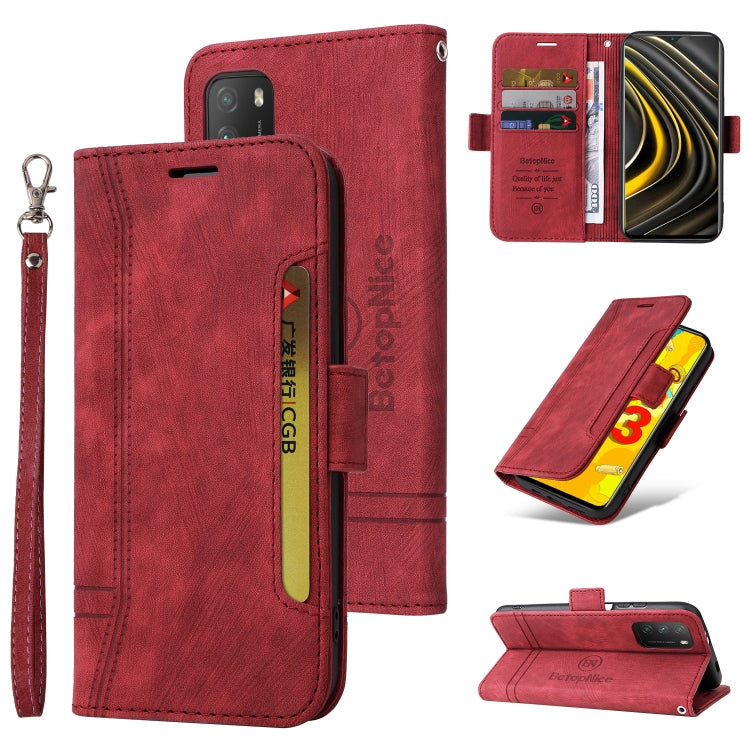 BETOPNICE Dual-side Buckle Leather Phone Case, For Xiaomi Redmi Note 11 4G, For Xiaomi Redmi Note 11 Pro 5G / 4G, For Xiaomi Redmi 9A, For Xiaomi 12 Lite, For Xiaomi 12, For Xiaomi 12 Pro, For Xiaomi Poco M3 / Redmi 9T, For Xiaomi Poco M4 Pro 4G       ...