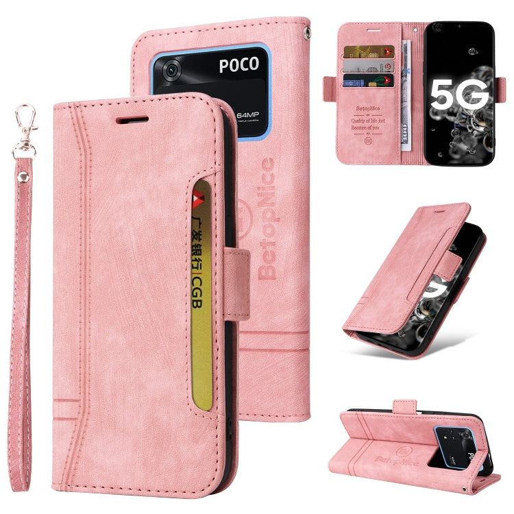 BETOPNICE Dual-side Buckle Leather Phone Case, For Xiaomi Redmi Note 11 4G, For Xiaomi Redmi Note 11 Pro 5G / 4G, For Xiaomi Redmi 9A, For Xiaomi 12 Lite, For Xiaomi 12, For Xiaomi 12 Pro, For Xiaomi Poco M3 / Redmi 9T, For Xiaomi Poco M4 Pro 4G       ...