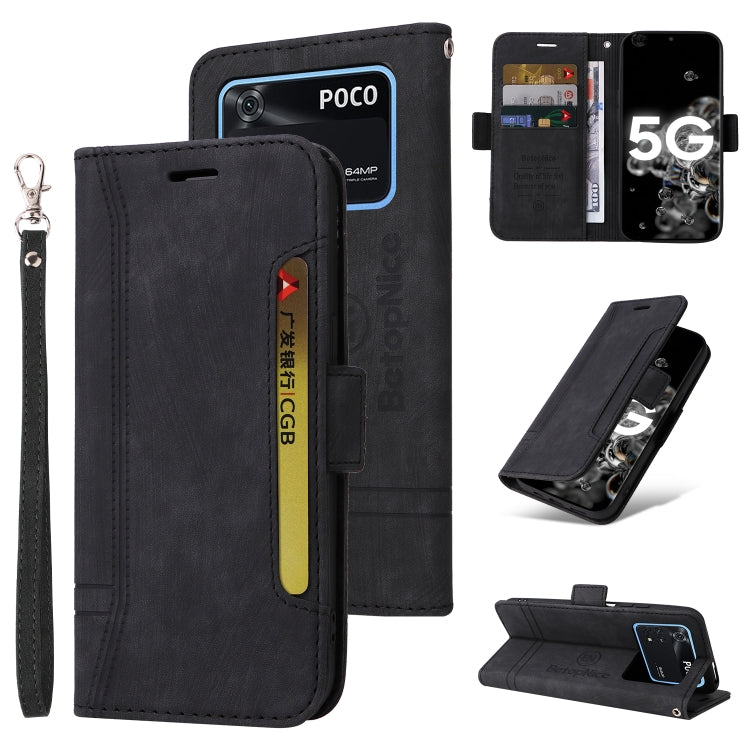 BETOPNICE Dual-side Buckle Leather Phone Case, For Xiaomi Redmi Note 11 4G, For Xiaomi Redmi Note 11 Pro 5G / 4G, For Xiaomi Redmi 9A, For Xiaomi 12 Lite, For Xiaomi 12, For Xiaomi 12 Pro, For Xiaomi Poco M3 / Redmi 9T, For Xiaomi Poco M4 Pro 4G       ...