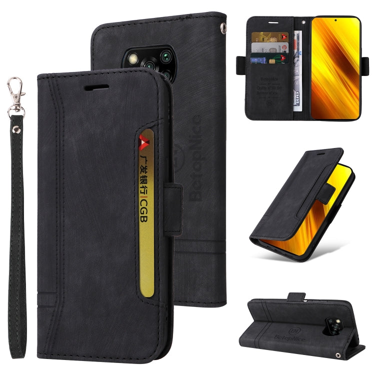 BETOPNICE Dual-side Buckle Leather Phone Case, For Xiaomi Redmi Note 11 4G, For Xiaomi Redmi Note 11 Pro 5G / 4G, For Xiaomi Redmi 9A, For Xiaomi 12 Lite, For Xiaomi 12, For Xiaomi 12 Pro, For Xiaomi Poco M3 / Redmi 9T, For Xiaomi Poco M4 Pro 4G       ...