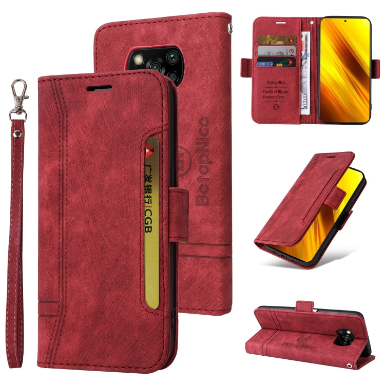 BETOPNICE Dual-side Buckle Leather Phone Case, For Xiaomi Redmi Note 11 4G, For Xiaomi Redmi Note 11 Pro 5G / 4G, For Xiaomi Redmi 9A, For Xiaomi 12 Lite, For Xiaomi 12, For Xiaomi 12 Pro, For Xiaomi Poco M3 / Redmi 9T, For Xiaomi Poco M4 Pro 4G       ...