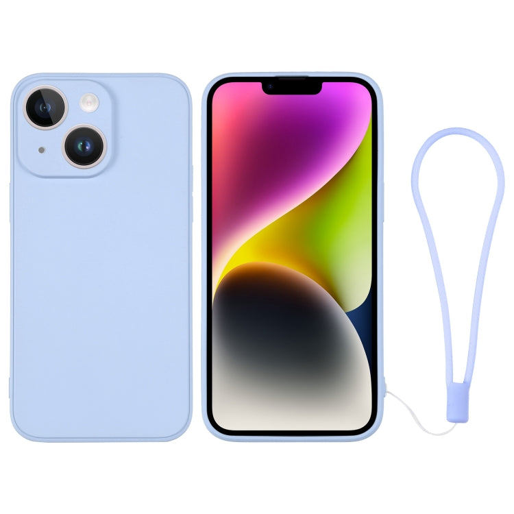 Silicone Phone Case with Wrist Strap, For iPhone 14, For iPhone 14 Plus, For iPhone 14 Pro, For iPhone 14 Pro Max