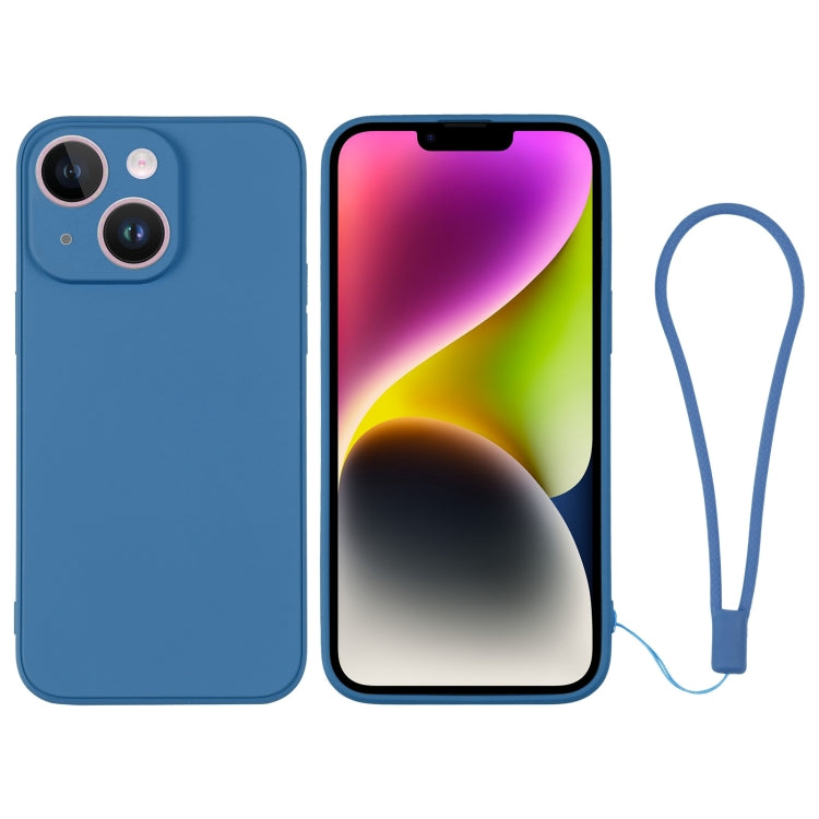 Silicone Phone Case with Wrist Strap, For iPhone 14, For iPhone 14 Plus, For iPhone 14 Pro, For iPhone 14 Pro Max
