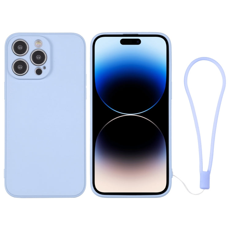 Silicone Phone Case with Wrist Strap, For iPhone 14, For iPhone 14 Plus, For iPhone 14 Pro, For iPhone 14 Pro Max