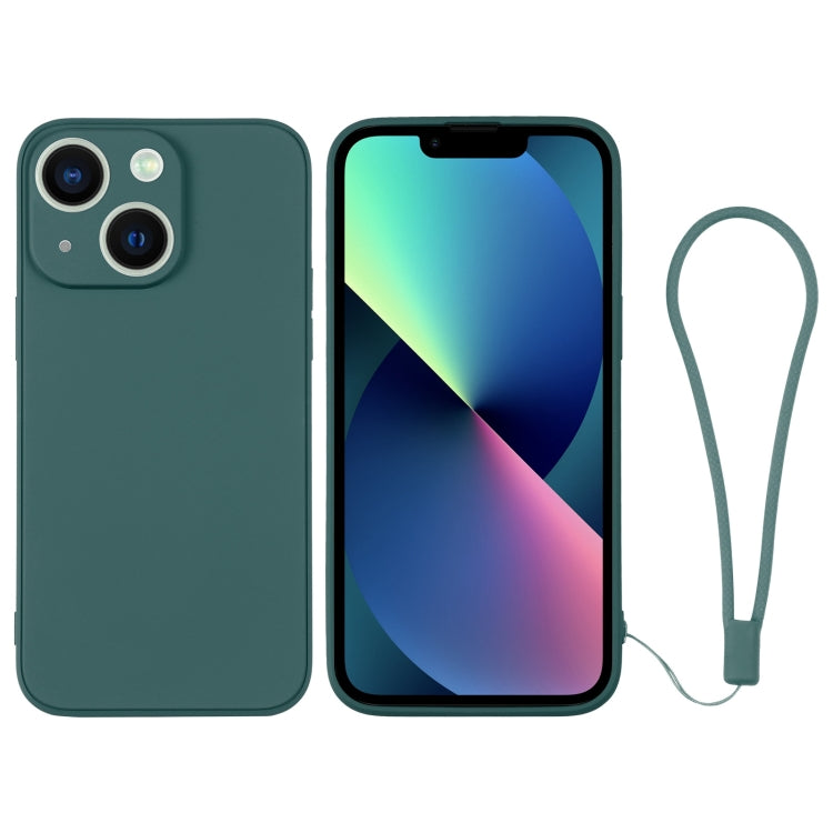 Silicone Phone Case with Wrist Strap, For iPhone 13 mini, For iPhone 13, For iPhone 13 Pro, For iPhone 13 Pro Max