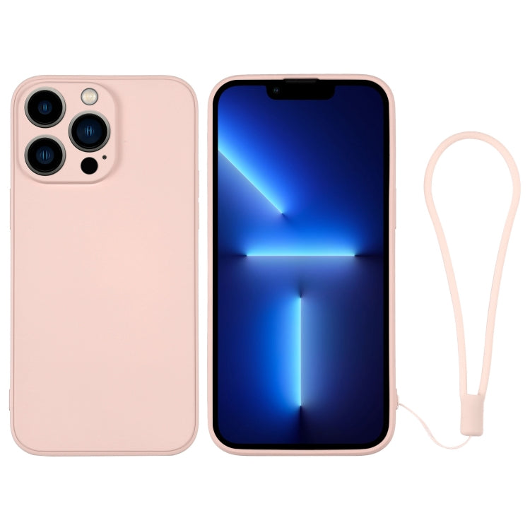Silicone Phone Case with Wrist Strap, For iPhone 13 mini, For iPhone 13, For iPhone 13 Pro, For iPhone 13 Pro Max