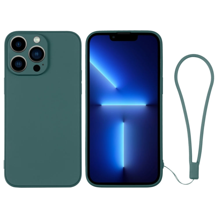 Silicone Phone Case with Wrist Strap, For iPhone 13 mini, For iPhone 13, For iPhone 13 Pro, For iPhone 13 Pro Max