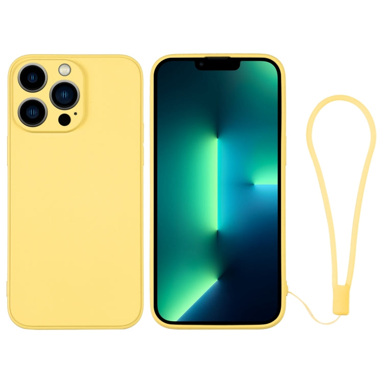 Silicone Phone Case with Wrist Strap, For iPhone 13 mini, For iPhone 13, For iPhone 13 Pro, For iPhone 13 Pro Max