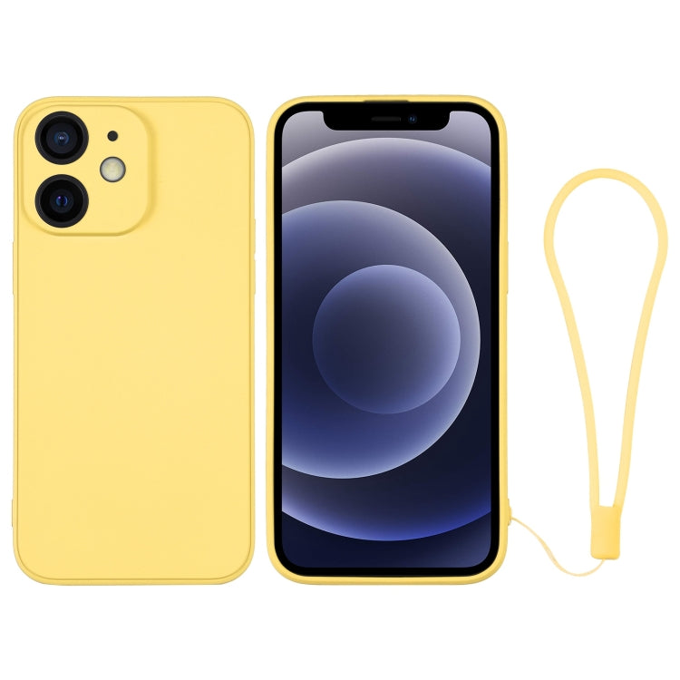 Silicone Phone Case with Wrist Strap, For iPhone 12 mini, For iPhone 12, For iPhone 12 Pro, For iPhone 12 Pro Max