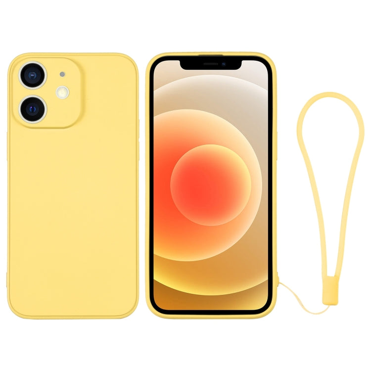 Silicone Phone Case with Wrist Strap, For iPhone 12 mini, For iPhone 12, For iPhone 12 Pro, For iPhone 12 Pro Max