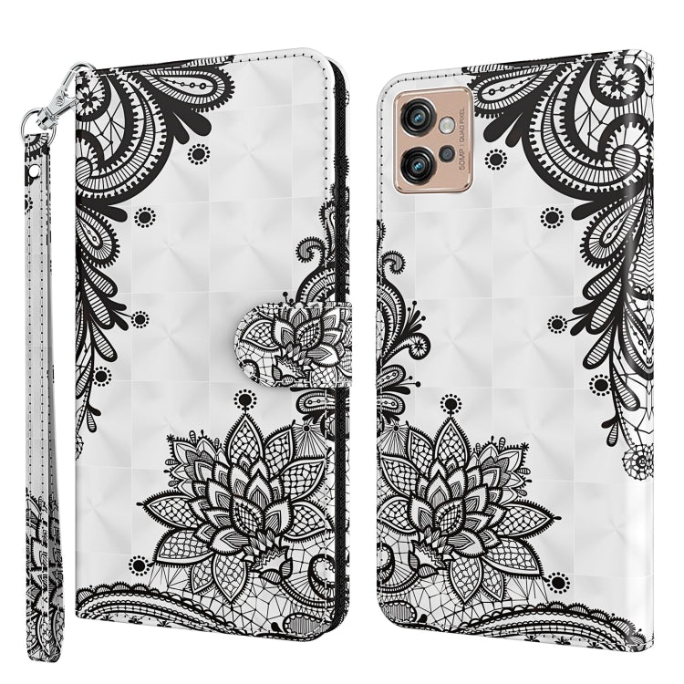 3D Painting Pattern TPU + PU Leather Phone Case, For Motorola Moto G32, For Motorola Moto G42, For Motorola Moto G62, For Honor Magic4 Lite 4G/5G