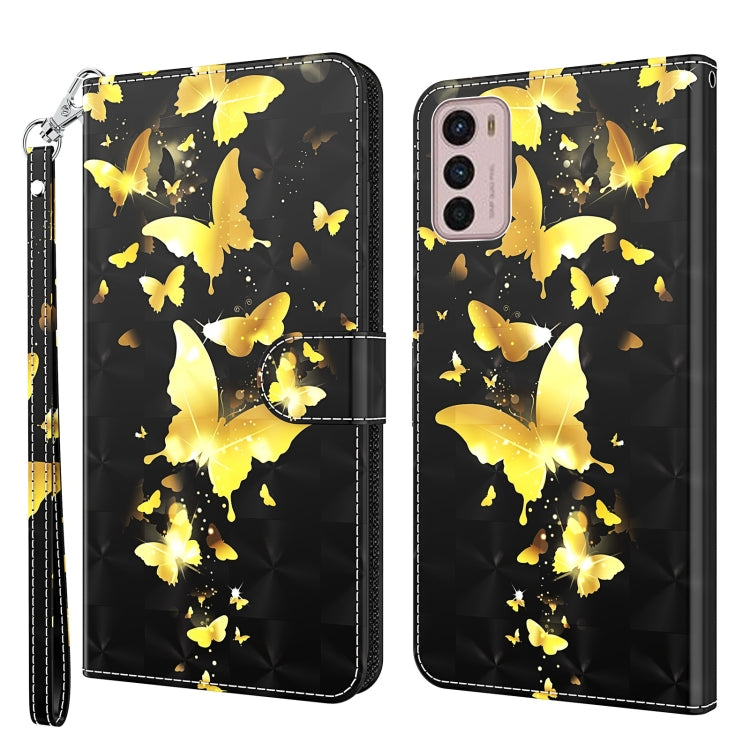 3D Painting Pattern TPU + PU Leather Phone Case, For Motorola Moto G32, For Motorola Moto G42, For Motorola Moto G62, For Honor Magic4 Lite 4G/5G