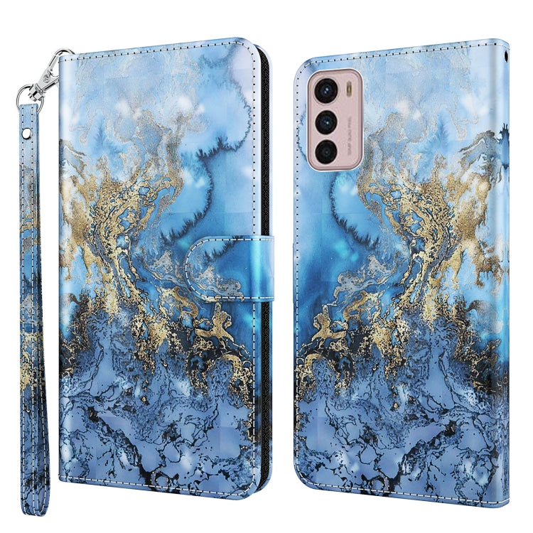 3D Painting Pattern TPU + PU Leather Phone Case, For Motorola Moto G32, For Motorola Moto G42, For Motorola Moto G62, For Honor Magic4 Lite 4G/5G