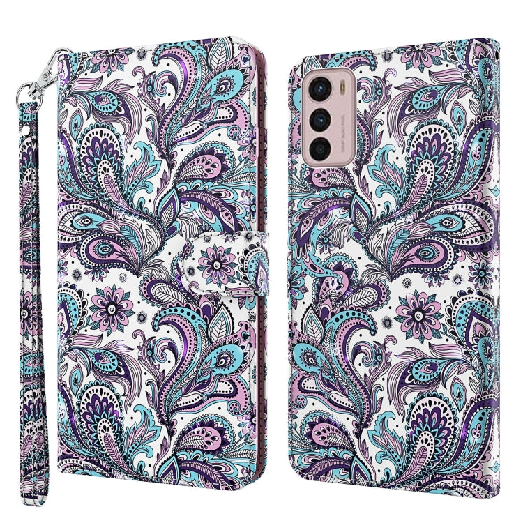3D Painting Pattern TPU + PU Leather Phone Case, For Motorola Moto G32, For Motorola Moto G42, For Motorola Moto G62, For Honor Magic4 Lite 4G/5G