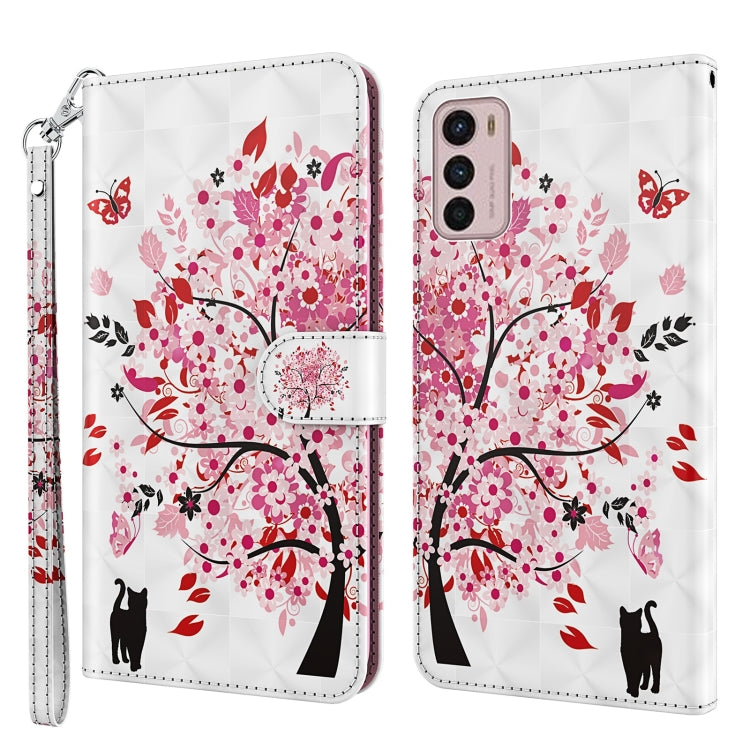 3D Painting Pattern TPU + PU Leather Phone Case, For Motorola Moto G32, For Motorola Moto G42, For Motorola Moto G62, For Honor Magic4 Lite 4G/5G
