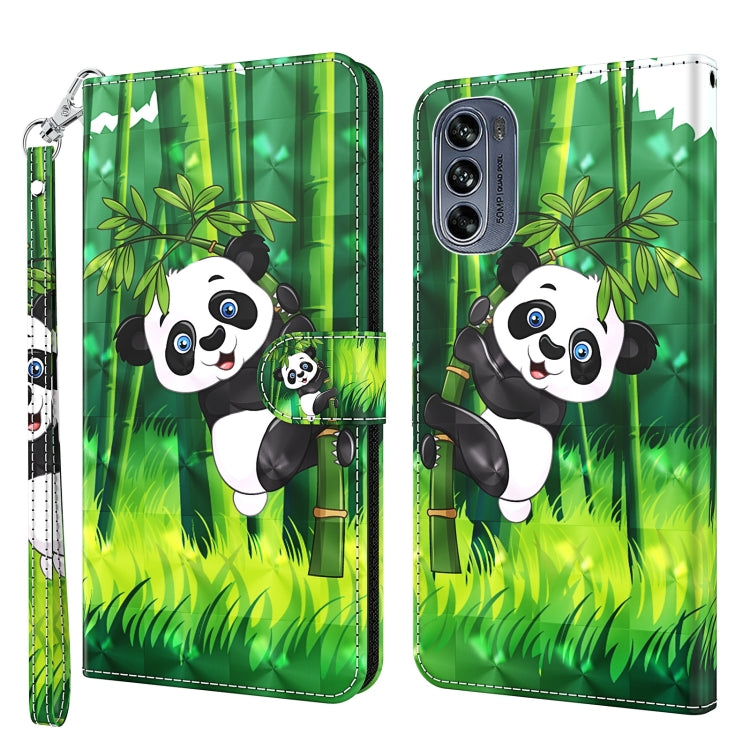 3D Painting Pattern TPU + PU Leather Phone Case, For Motorola Moto G32, For Motorola Moto G42, For Motorola Moto G62, For Honor Magic4 Lite 4G/5G
