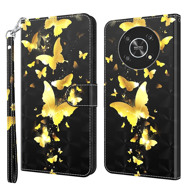 3D Painting Pattern TPU + PU Leather Phone Case, For Motorola Moto G32, For Motorola Moto G42, For Motorola Moto G62, For Honor Magic4 Lite 4G/5G
