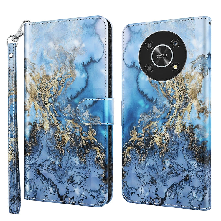 3D Painting Pattern TPU + PU Leather Phone Case, For Motorola Moto G32, For Motorola Moto G42, For Motorola Moto G62, For Honor Magic4 Lite 4G/5G