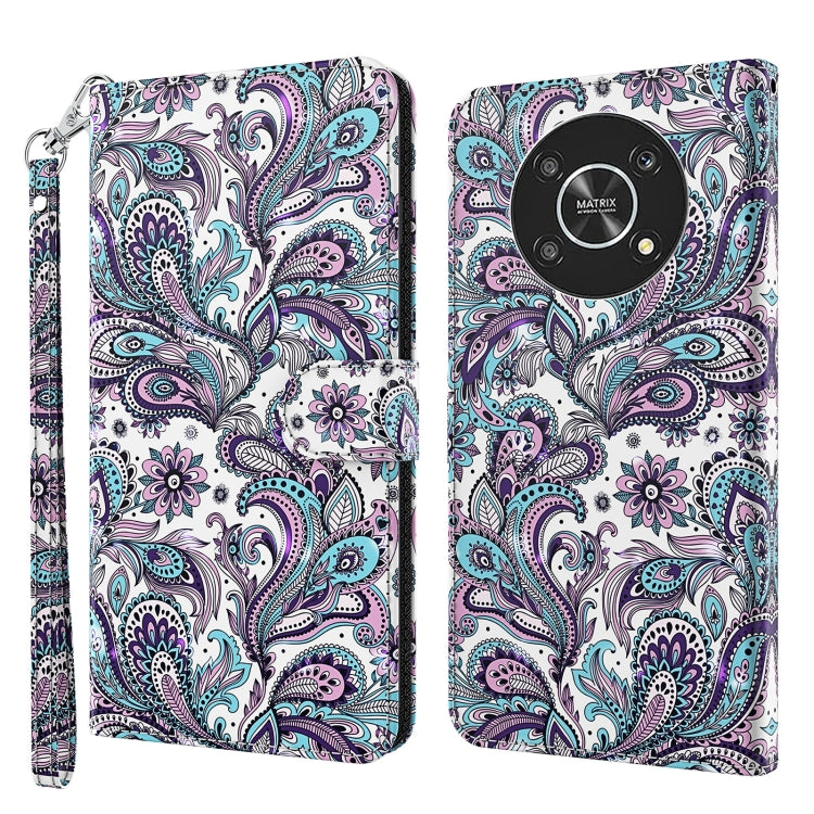 3D Painting Pattern TPU + PU Leather Phone Case, For Motorola Moto G32, For Motorola Moto G42, For Motorola Moto G62, For Honor Magic4 Lite 4G/5G