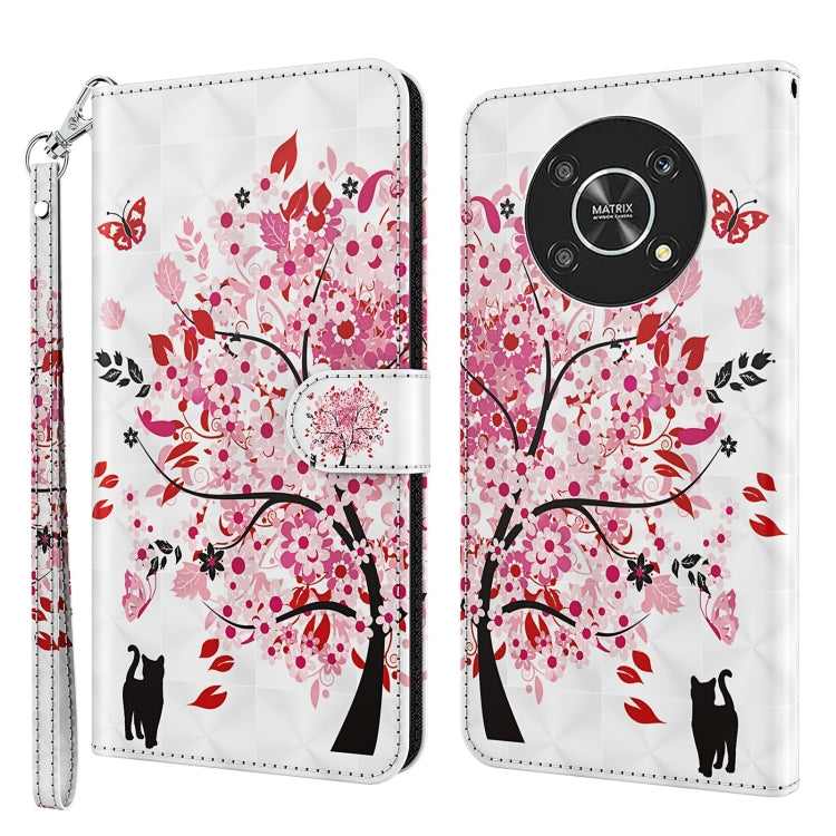3D Painting Pattern TPU + PU Leather Phone Case, For Motorola Moto G32, For Motorola Moto G42, For Motorola Moto G62, For Honor Magic4 Lite 4G/5G