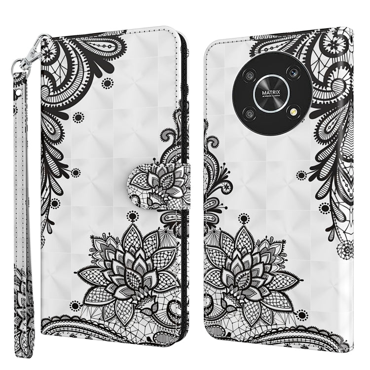 3D Painting Pattern TPU + PU Leather Phone Case, For Motorola Moto G32, For Motorola Moto G42, For Motorola Moto G62, For Honor Magic4 Lite 4G/5G