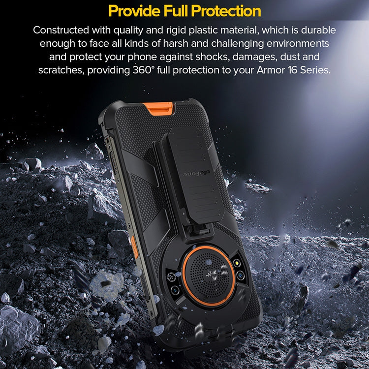 Ulefone Back Clip Phone Case with Carabiner, For Ulefone Power Armor 16 Pro / Power Armor 16S