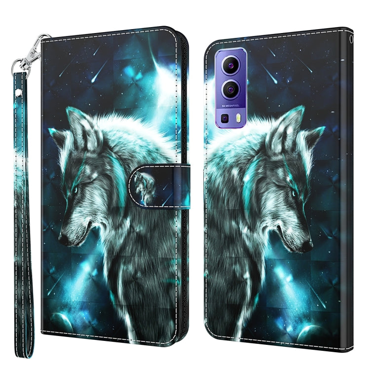 3D Painting Pattern TPU + PU Leather Phone Case, For OPPO Find X5, For OPPO Find X5 Pro, For OPPO Reno7 5G/Find X5 Lite, For vivo Y72 5G