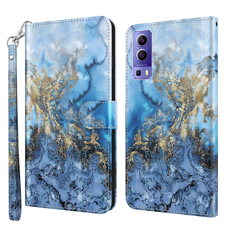 3D Painting Pattern TPU + PU Leather Phone Case, For OPPO Find X5, For OPPO Find X5 Pro, For OPPO Reno7 5G/Find X5 Lite, For vivo Y72 5G